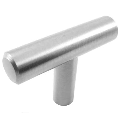 modern 2 in satin nickel steel bar cabinet knob|Stone Mill Hardware Modern Satin Nickel Bar Modern Cabinet .